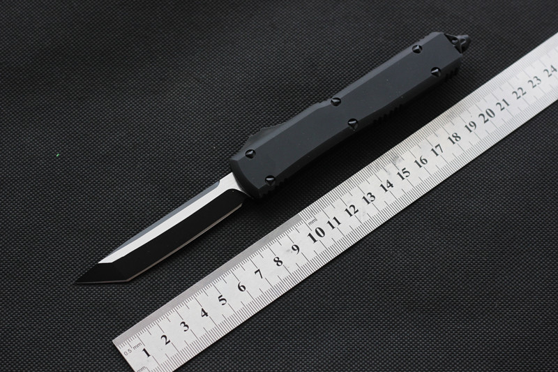 

HIFINDER 70 D2 black blade aluminum five colors handle camping survival outdoor EDC hunt Tactical tool dinner kitchen knife