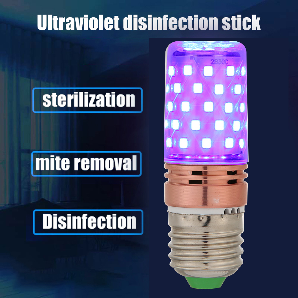 

60LED 60W E27 UVC Germicidal Lamp UV Disinfection Corn Light Bulb Home Clean Kill Mites Ultraviolet Sterilize Lamp