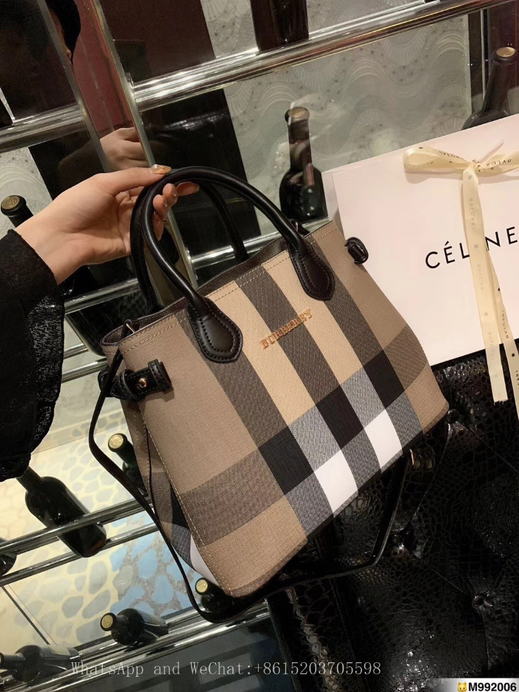 coach buffalo plaid bolsa