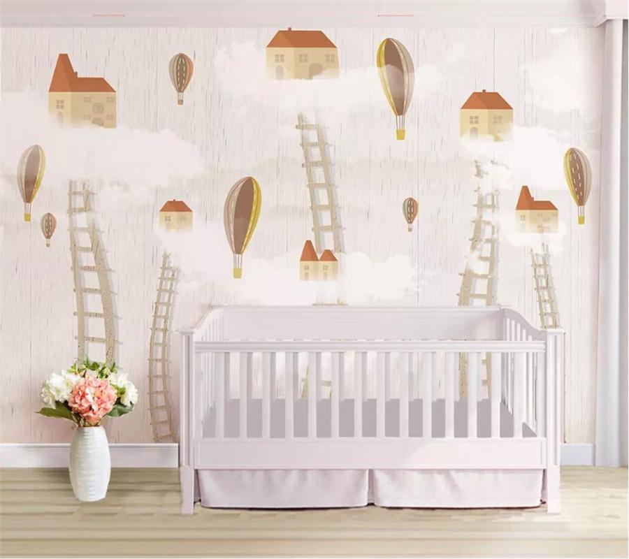 

mural Custom wallpaper 3d mural children room ladder sky house living room background wall papel de parede wallpaper 0, As pic