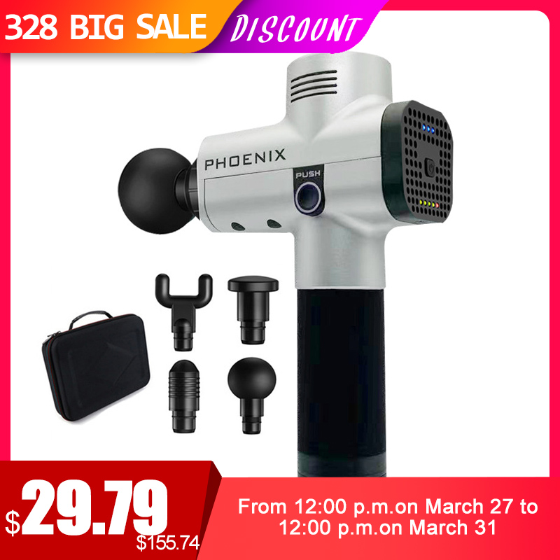 

Phoenix A2 Muscle Massage Gun Relaxation Percussion Massager Theragun Electric Muscle Stimulator Fascia Gun Relief