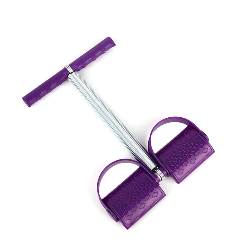 

Spring Tube Foot Pedal Pull Rope Resistance Band Sit-up Puller Abdomen Leg Exerciser Yoga Stretching Rope, Red