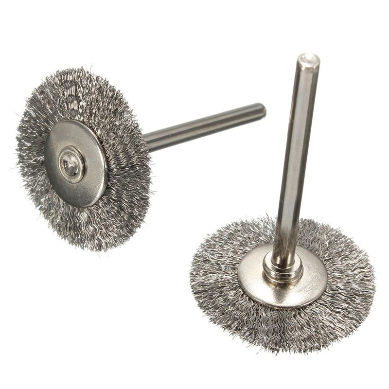 

20Pcs Stainless Steel Wire Wheel Brush Cleaner Polishing For Rotary Grinder Tool