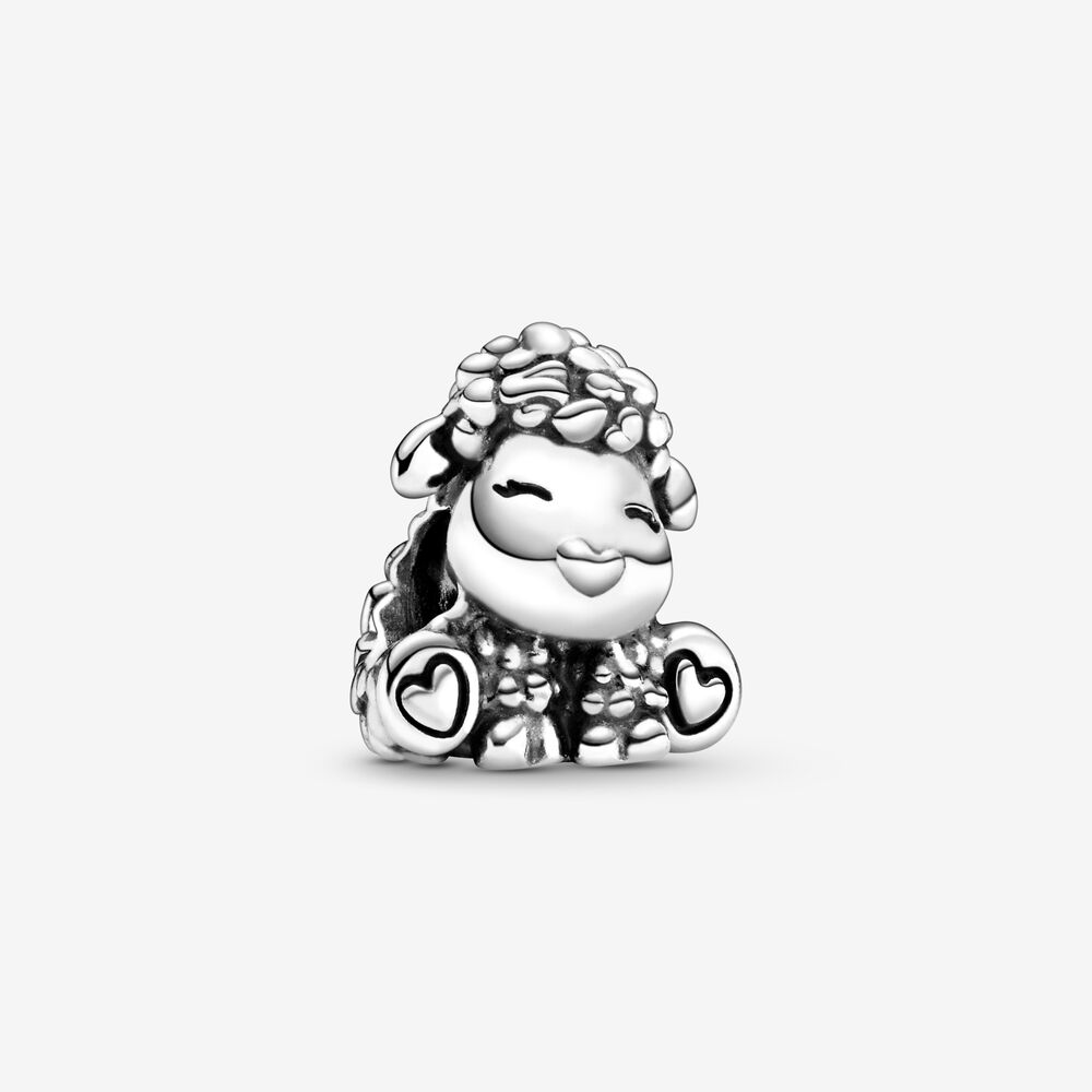 

New Arrival 100% 925 Sterling Silver Lovely Sheep Charm Fit Original European Charm Bracelet Fashion Jewelry Accessories, Bronze;silver