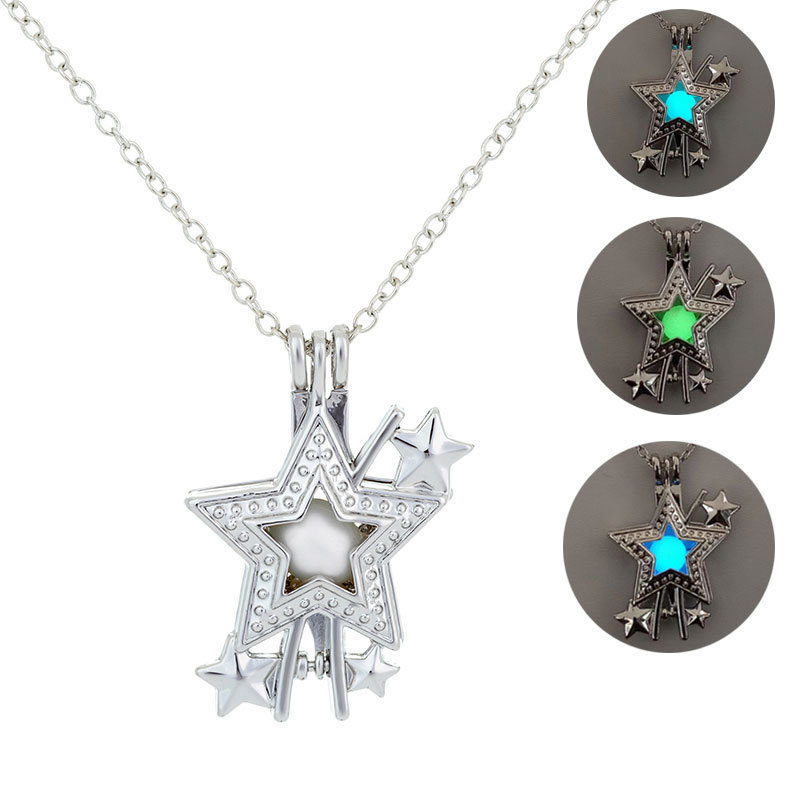 

Luminescence Five-pointed Star Diy Pendeloque Cut Halloween Ornaments
