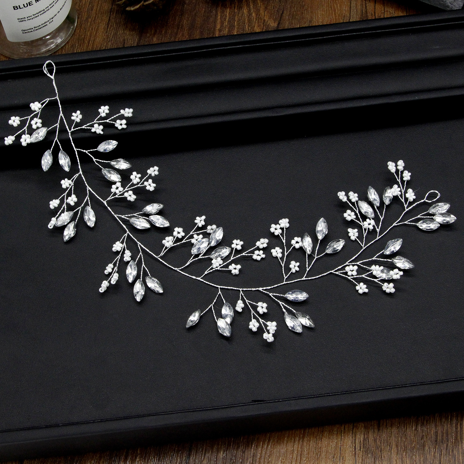 

Bride Manual Twist Bead Hair Band Hair Decorate Pearl Fresh Idea Decorate