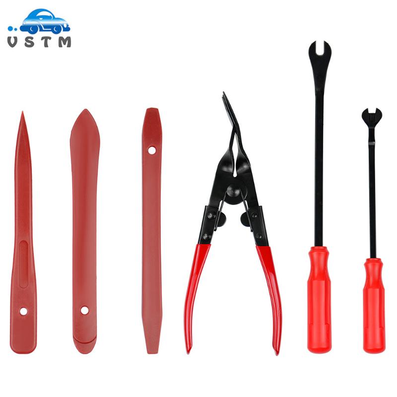 

Car Audio Maintenance kit Auto Trim Stereo Repair Panel Remover Pry Bar Car Dash Radio Door Trim Panel Clip Tools set
