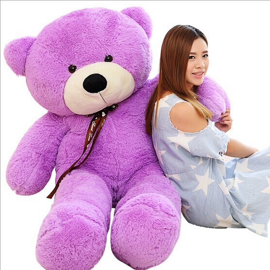 

[5COLORS] 2m Giant teddy bear huge plush stuffed toy brown white toys embrace kid baby doll birthday valentine gift girls lovers