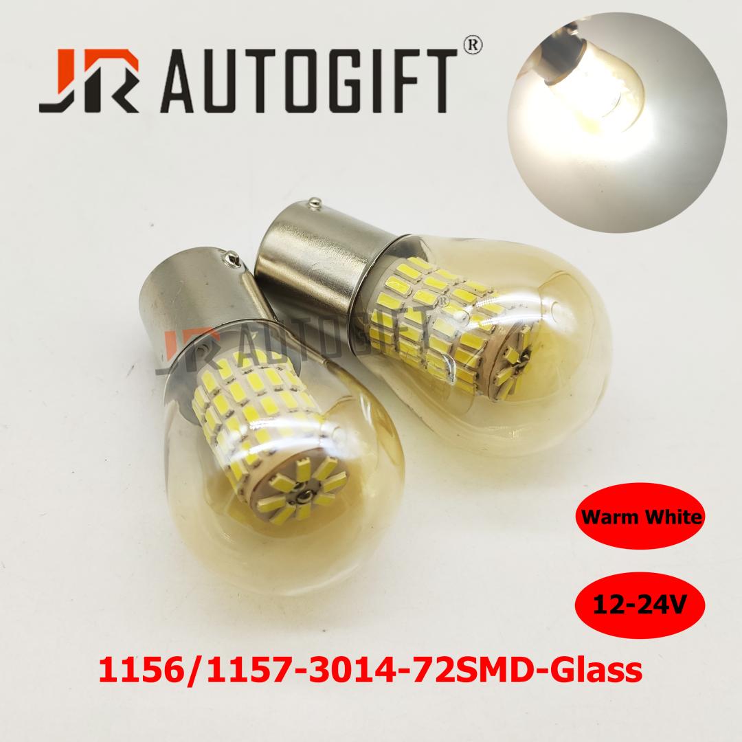 20x 6000K White 1156 BA15S 13-SMD Brake Tail Parking LED Interior Light Bulb 12V