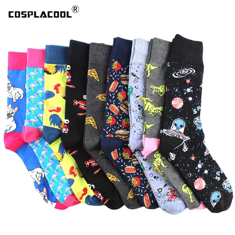 Dinosaur 90s pattern Custom Socks Creative Casual Crew Socks Classics Sport Long Sock