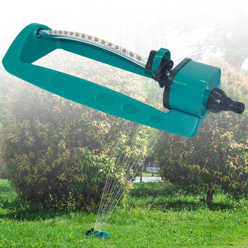 

Hot Sales 15 Holes Adjustable Alloy Watering Sprinkler Sprayer Oscillating Oscillator Lawn Garden Sprinkler Irrigation supplies, As pic