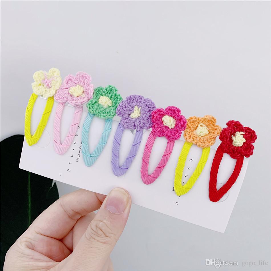 96pcs Baby Toddler Girl Hair Clips Snap Flower Hairpin Barrette Tic Tac Lot 2/"