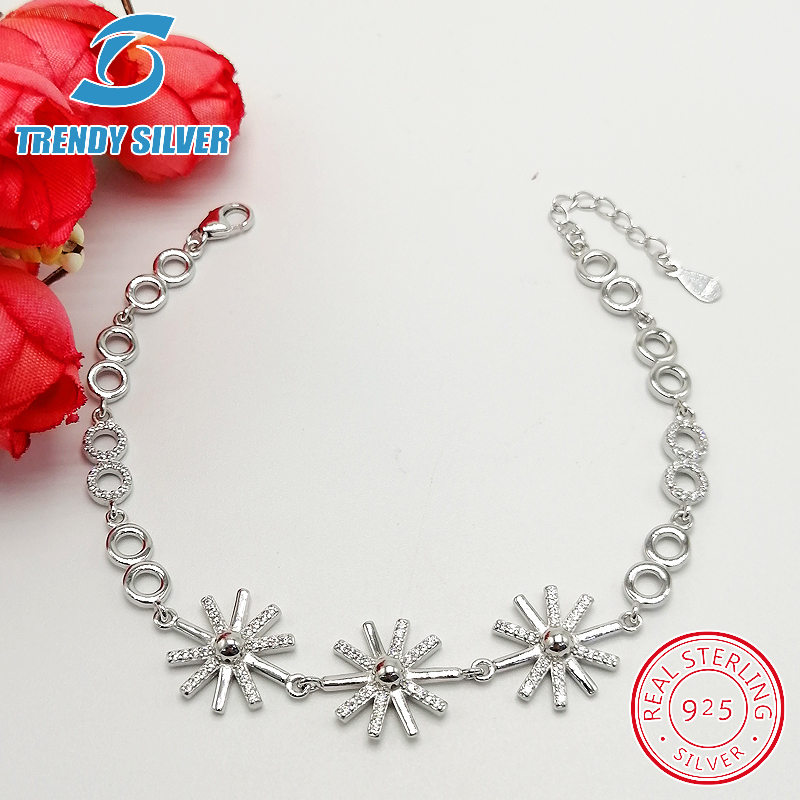 

Other Bracelets 925 Silver Chain Bracelet Women Link Female Sterling Jewelry