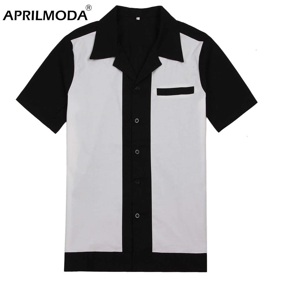 

1950s Men' Hawaiian Shirt Short Sleeve Mens Dress Shirts Slim Fit Camisa Masculina Summer Hawaii Casual Male Rockabilly Shirt