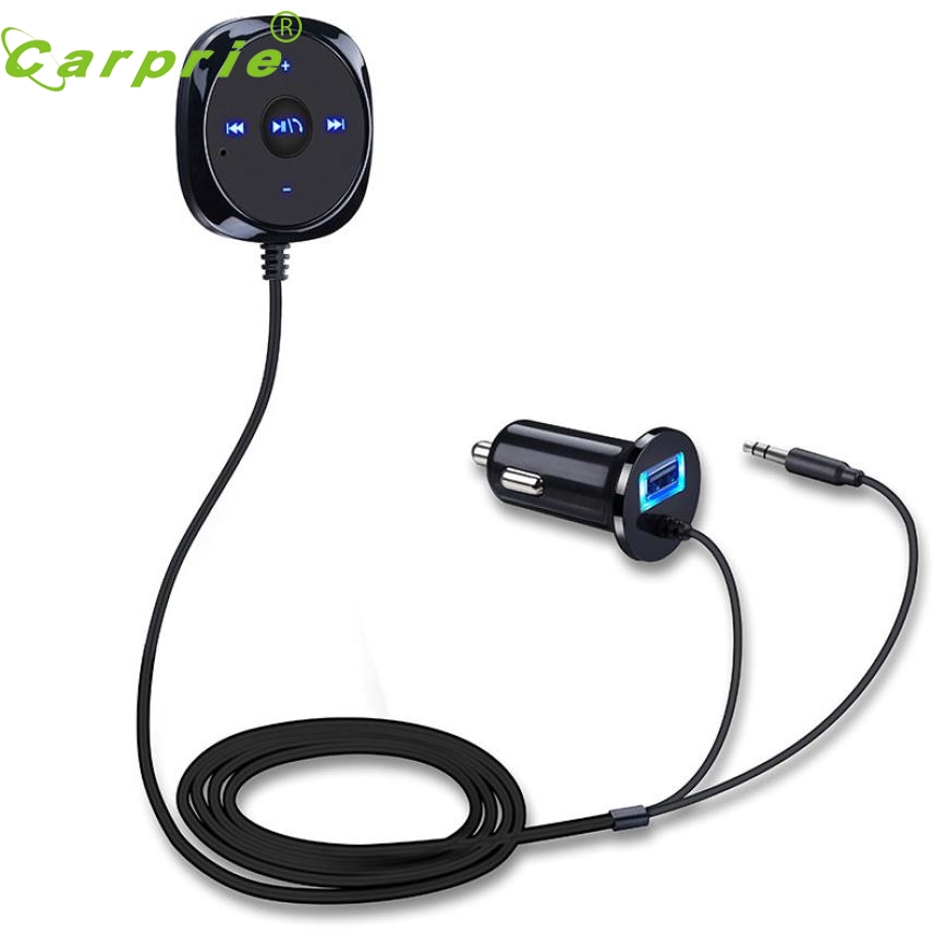 Voiture de coiffure Bluetooth 4.0 Adaptateur de musique sans fil récepteur mains libres voiture AUX Président de nr5