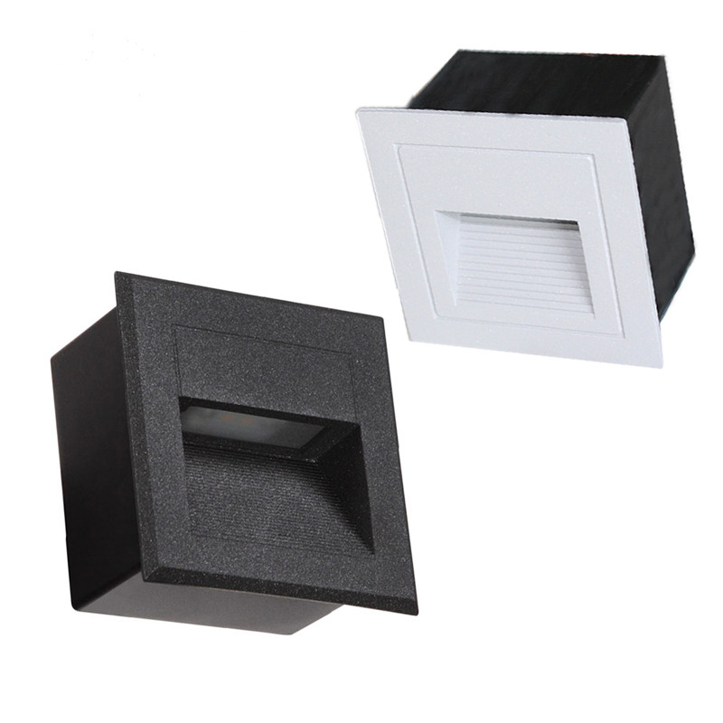 

3w indoor led luminaire, recessed luminaire for AC85-265V corner wall, stair and corridor lamps with chip chip KHY-152