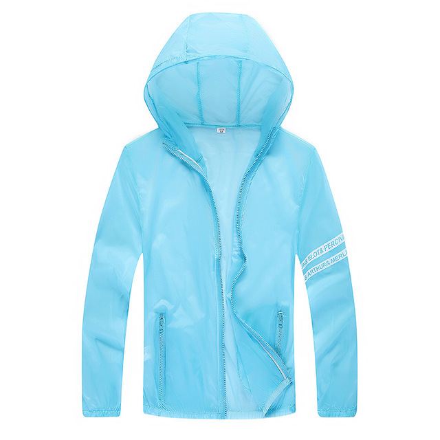

2020 New Arrival Spring Autumn Skin Coat Unsex Jacket Sweater Sunscreen Jacket Hooded Causal Sweater Anti-UV Fast Dry Breathable