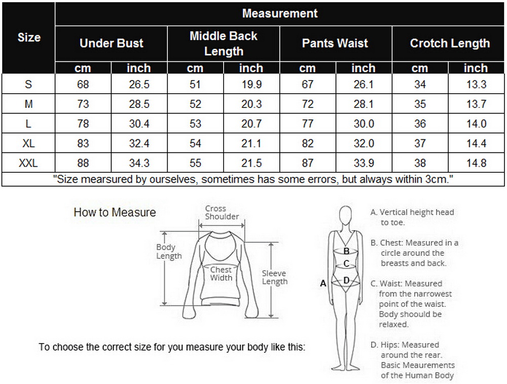 Avidlove Size Chart