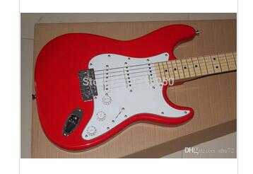 

Free Shipping Top Quality New red fretboard 6 string electric guitar