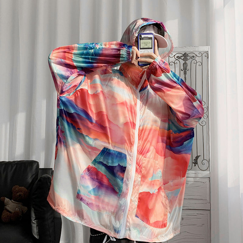 

Men's jacket 2020 spring and summer new ultra-thin handsome sun jacket young personality fashion trend men's clothing, Purple