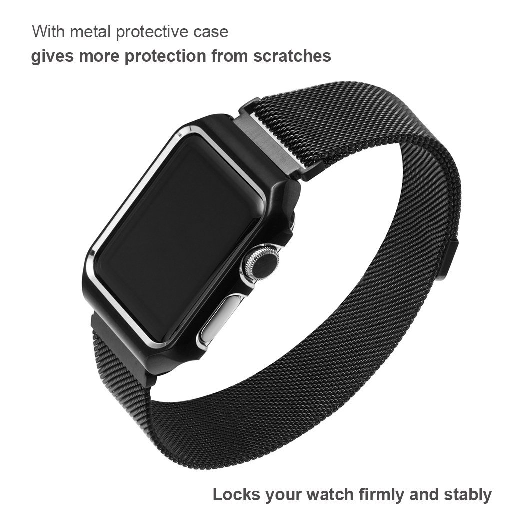 

Milanese loop strap for apple watch band Correa apple watch 4 3 2 1 iwatch band 42mm 38mm 44mm 40mm Bracelet mesh watchband