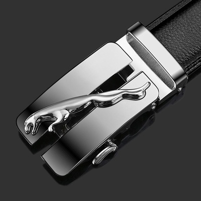 

fashion Cow Leather Belts for Men 2020 Good quality Leather Belt men Top sale Automatic Buckle belt male, Black