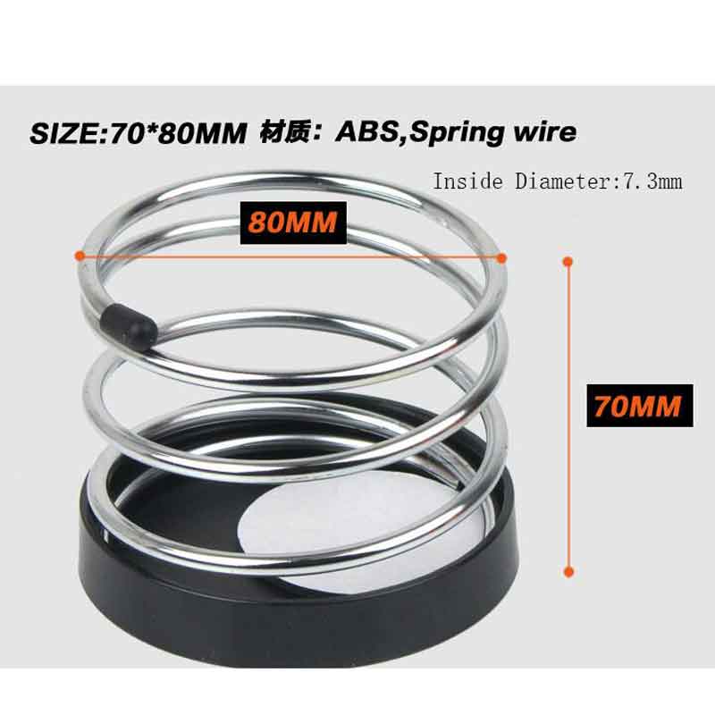 7.3MM Simple Spring Shape Universal Automotive Car Stand Drinks Holders Instrument Desk Water Beverage Holder Cup Holders-image-459973173