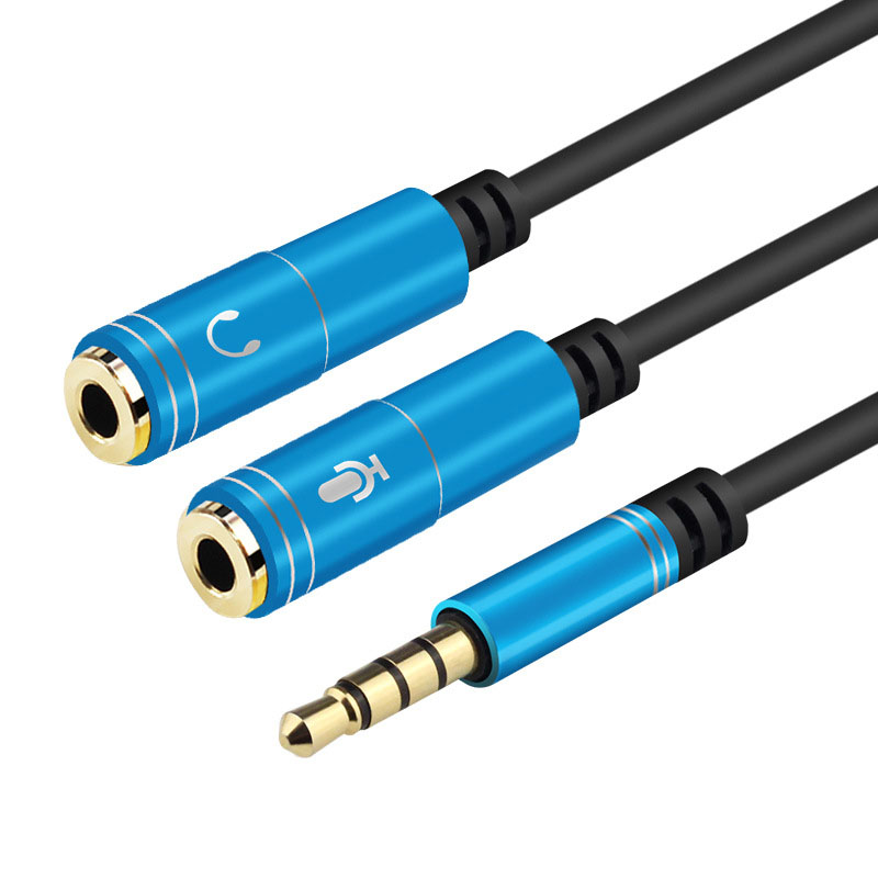 

Audio Splitter Cable for Computer Jack 3.5mm 1 Male to 2 Female Mic Y Splitter AUX Cable Headset Splitter Adapter