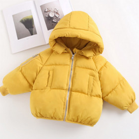 

Kids Fashion Down Coat Children Designer Solid Color Hooded Coats Boys Girls Unisex Casual Outwear Winter Warm Clothing for Kids Hot Selling, White
