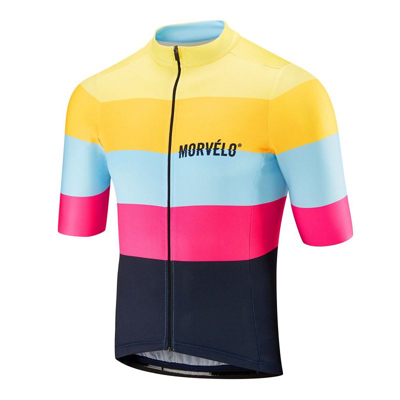 

NEW Morvelo Summer Cycling Jersey Shirts for Men Short Sleeve Quick Dry MTB Bike Clothing Tops Wear 2020, Pic color