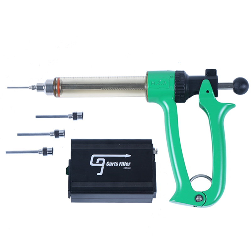 

Authentic GREENLIGHTVAPES G9 Filler Machine 510 Filling Vape Carts Cartridge Tank Injection Gun Device 0.5ml 1ml Atomizer 100% Genuine