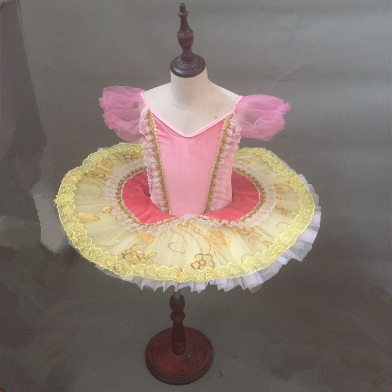

Pink professional ballet tutu child kids girls ballet tutu adulto women ballerina party dance costumes dress girls
