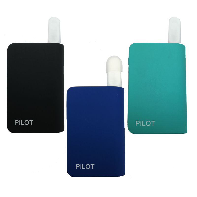 

Original Pilot Box Mod With Ceramic Coil Cartridge Atomizer Tank Vape 1.0ml 0.5ml Tank With Coils Silver IN Stock Factory Price