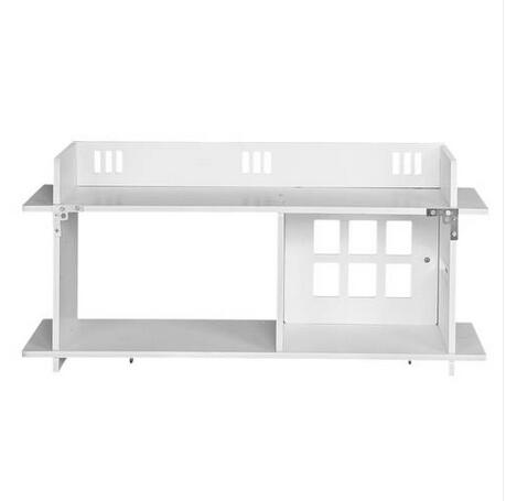 

2019 Wholesales Free shipping Wood-plastic Board Wall Shelf Bookshelf Flower Shelf