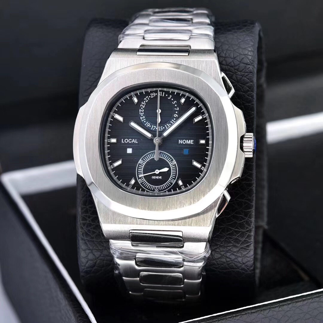 2020 Watches Chronograph Stopwatch Luxury Mens Watches Cool Waterproof Wristwatches Calendar VK64 Fashion Business Men Watch-image-504595603