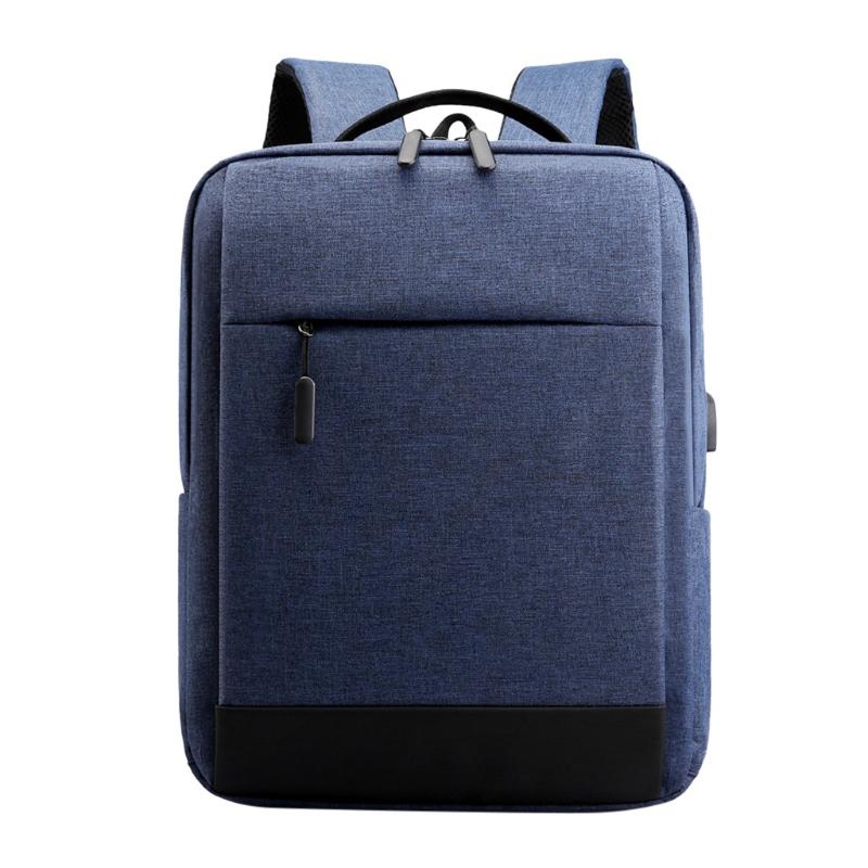 

Men Outdoor Backpack Contrast Color Nylon Backpack Office Travel Zipper Waterproof Bag Sport Computer Anti-theft Bag, Black
