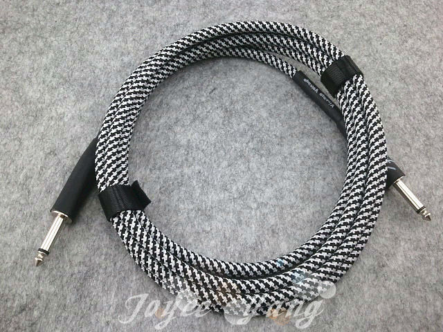 

Silver 10ft Acoustic Electric Guitar Cable Bass Cable Amp Lead Cord Amplifier Cable Audio Connection Cables
