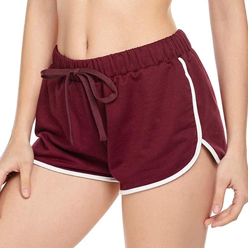 

Sexy Fitness plus size shorts women Push Up Elastic Waist Sportswear Sport short gym shorts woman spodenki damskie, Black