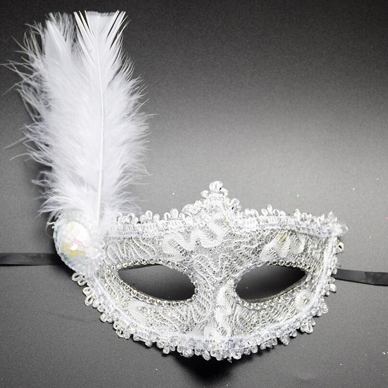 Elegant Women Masquerade Party Dancing Fancy Eye Mask Costume Prop Venetian