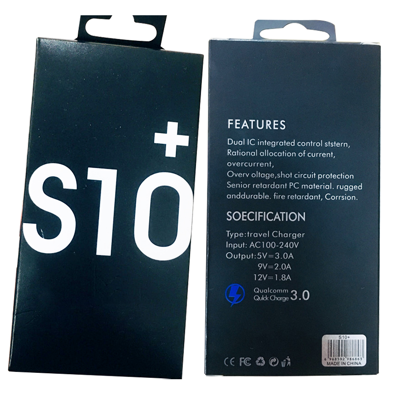 

For Samsung S10 Charger Adapter 2 in 1 Fast Charger Combo 78W Wall Charger Type C Cable Home Adapter EU US PLUG for Android Celllphones