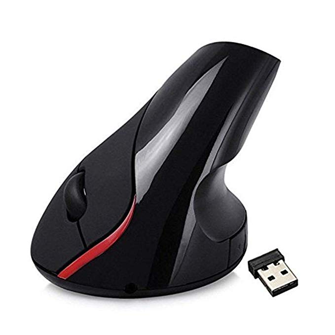 

USB 2.4 GHz Rechargeable Wireless Mouse With vertical Ergonomicr Optical Mouse