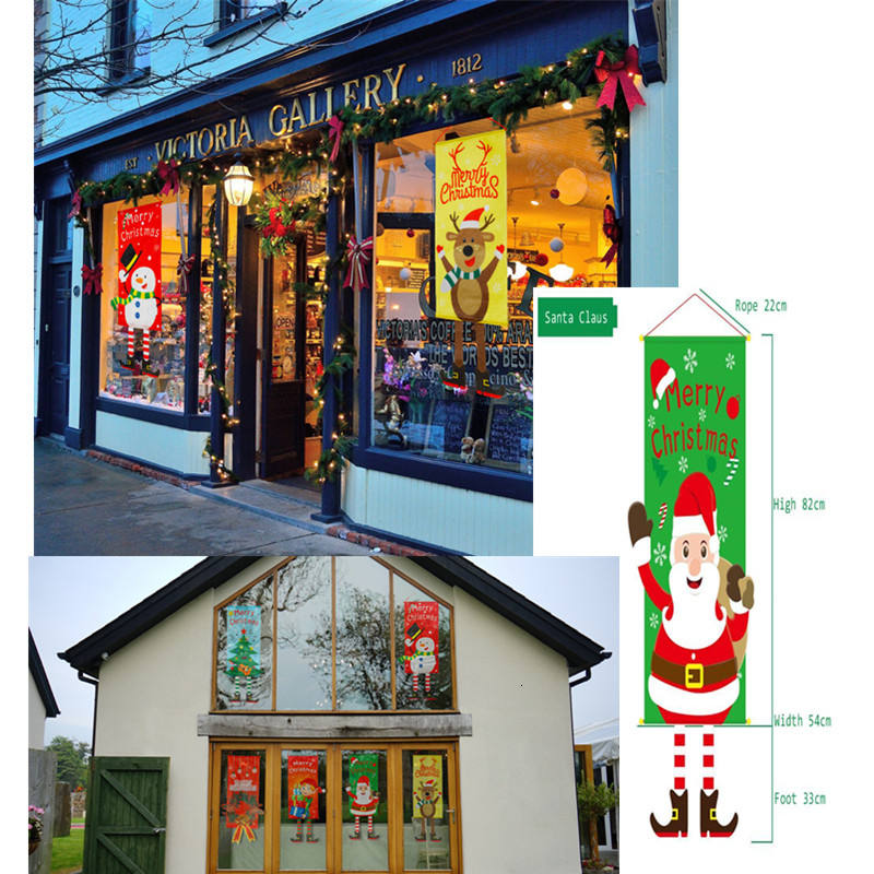 

1pcs Elf Garland Merry Christmas Decorations For Home Christmas Ornaments Door Dossal Wall Cloth Xmas New Year Decor