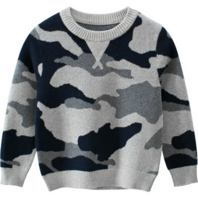 

Children Luxury Sweaters Kids Pullover Clothing Boys Girls Camouflage Sweater Children Casual Tops Warm Keeping 2020 Winter New Trend, Mix