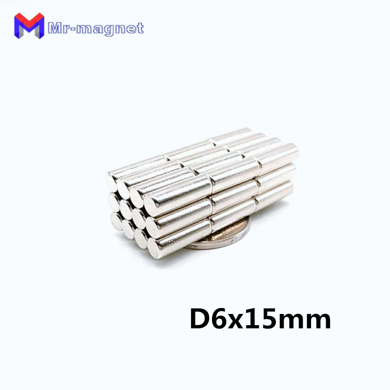 imanes imanes de nevera 50pcs 6x15 mm magnet cylinder ndfeb rare earth d615 super strong permanent stationery box neo magnets d6x15-image-437067008