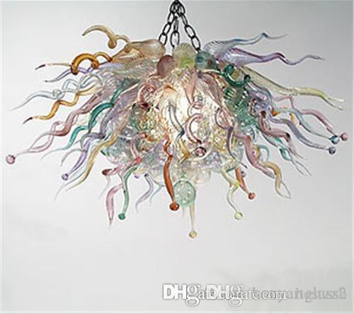 

2019 new design murano glass chandelier retro lights for bedroom lighting china lights AC 110-240V LED
