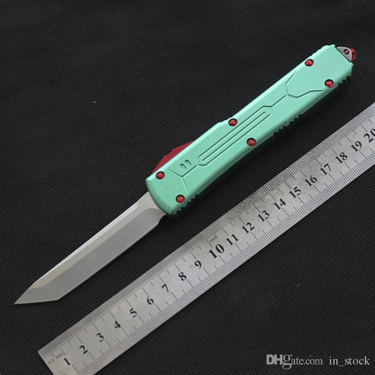 

MK Tactical Combat knife Automatic EDC VG10 Blade Aluminum handle outdoor camping hunting knives survival tools dinner kitchen pocket knifes