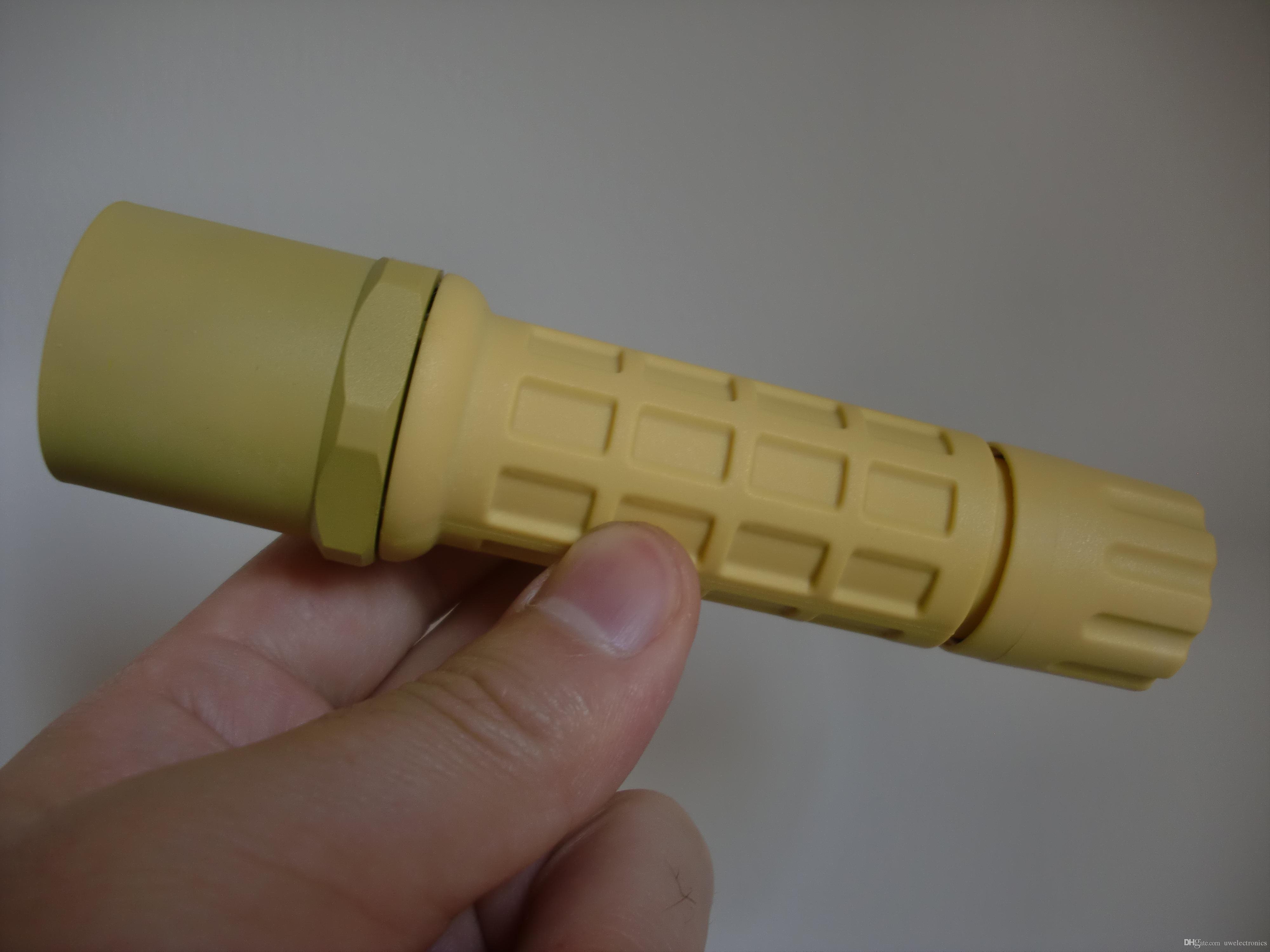 

no logo hunter momentary ultrafire G2 Nitrolon Incandescent Black #G2-Yellow Flashlight