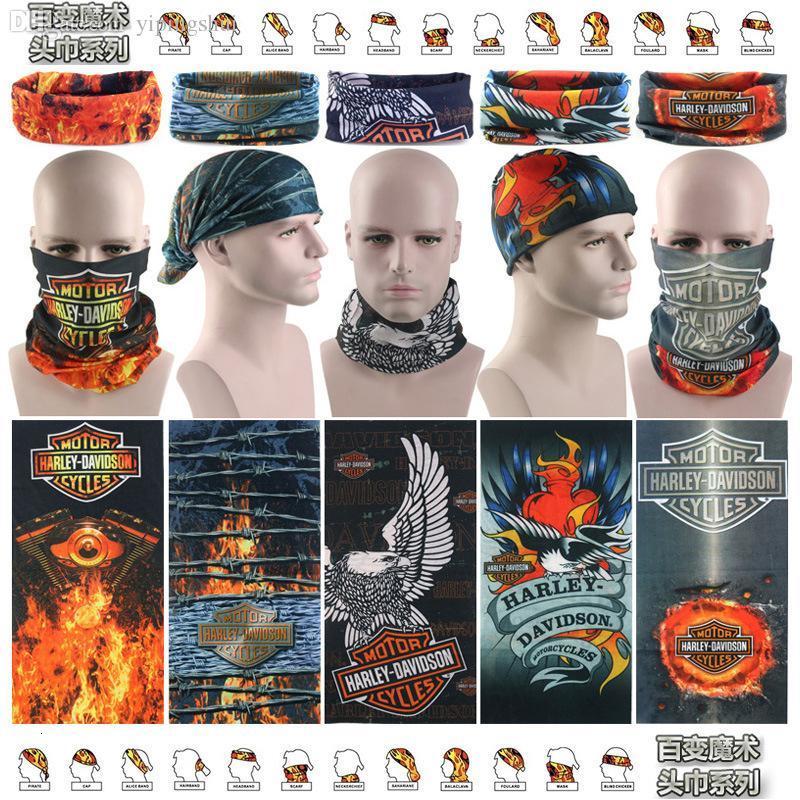 

Wholesale-Harley bandana Cycling Bicycle Variety Turban Magic Headband Multi Mask Head Scarf Scarves Face Mesh Bandanas Wholesale M161-168