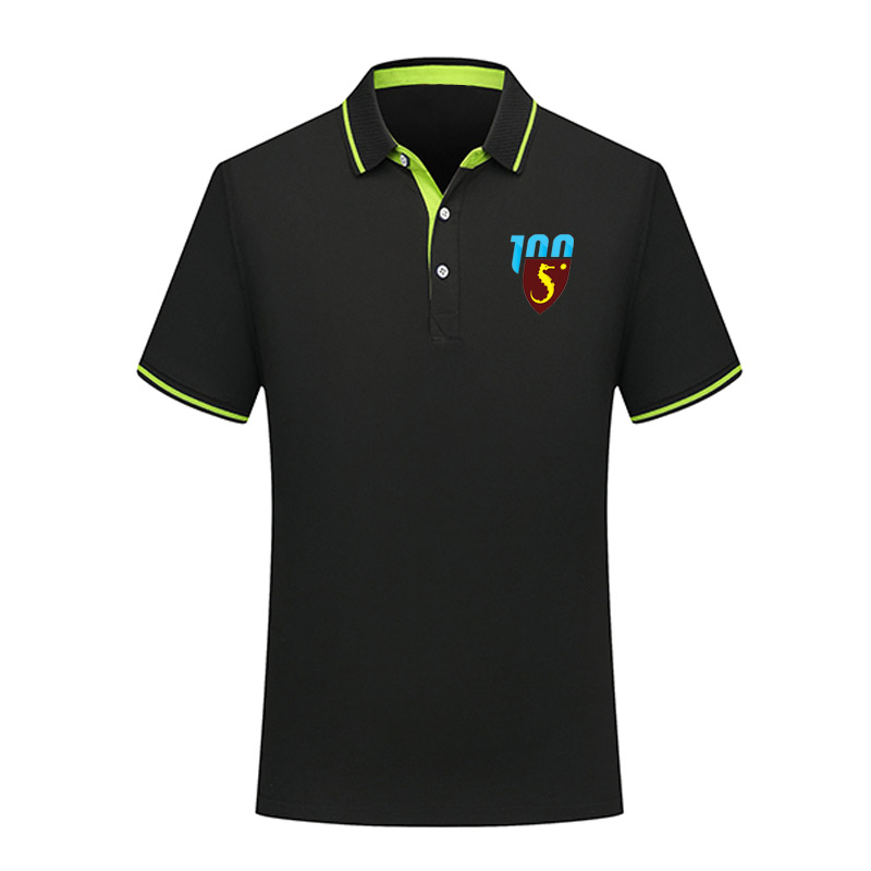 

salernitana Polo Shirt Summer Mens Business Casual Tops Men's sports Run Short Sleeve Polo Shirt training Polos Men's Polos, White;black