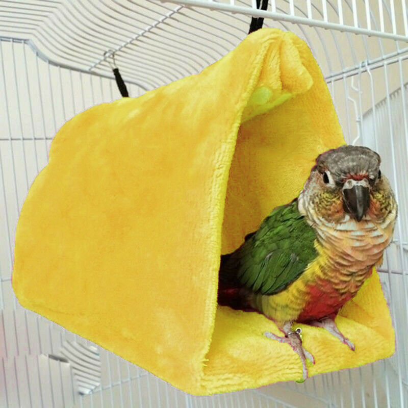 

Pet Birds Parrot Parakeet Budgie Warm Hammock Cage Hut Tent Bed Hanging Cave Bird Cages wholesale